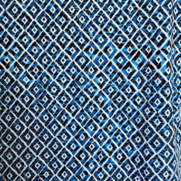 Southwind Apparel Women’s Sleeveless Geometric Sheath Dress Blue M - Picture 4 of 6